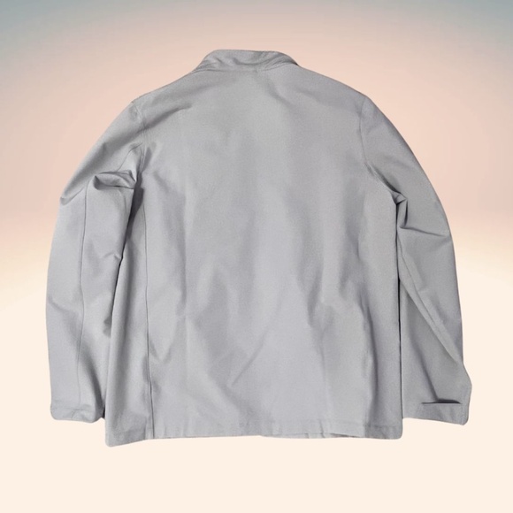 Men's Gray Windbreaker - Picture 2 of 3